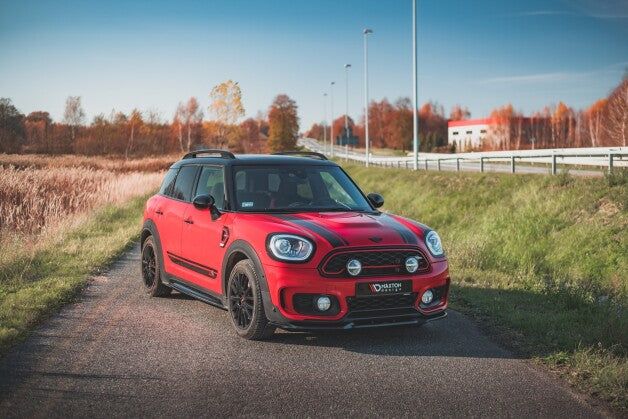Frontlippe V.1 passend für Mini Countryman Mk2 F60 JCW schwarz Hochglanz