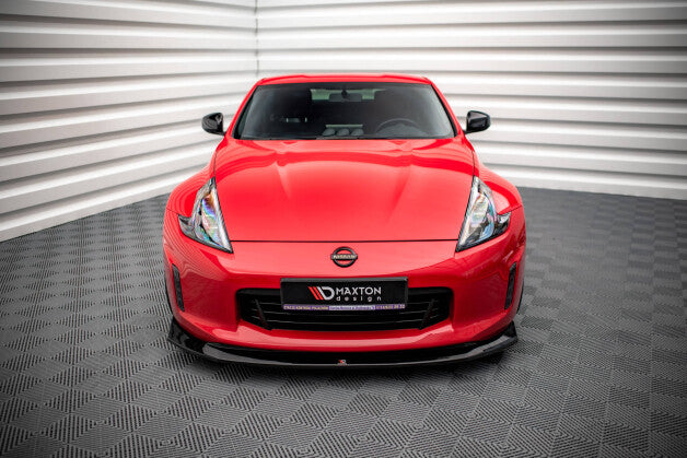 Frontlippe V.1 passend für Nissan 370Z FL schwarz Hochglanz