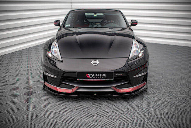 Frontlippe V.1 passend für Nissan 370Z Nismo FL schwarz Hochglanz