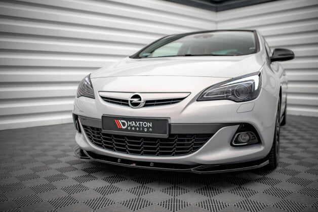 Frontlippe V.1 passend für Opel Astra GTC OPC-Line J schwarz Hochglanz