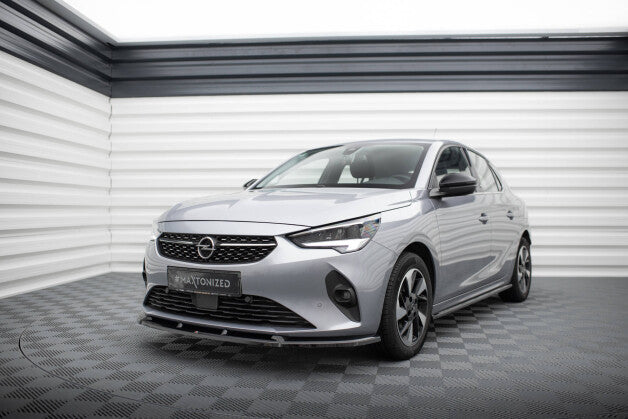 Frontlippe V.1 passend für Opel Corsa F ( Mk6) schwarz Hochglanz