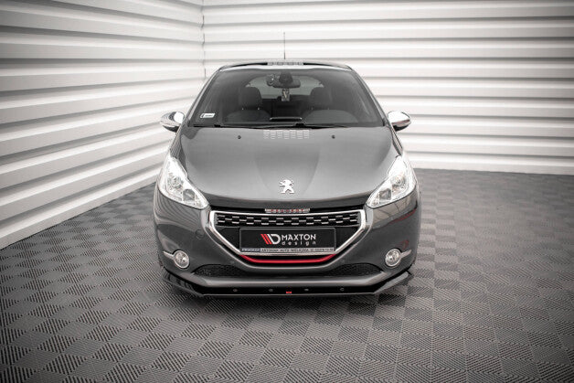 Frontlippe V.1 passend für Peugeot 208 GTi Mk1 schwarz Hochglanz
