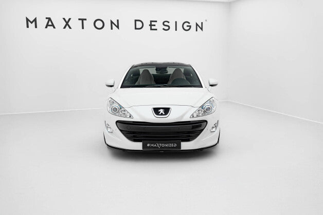 Frontlippe V.1 passend für Peugeot RCZ Mk1 schwarz Hochglanz