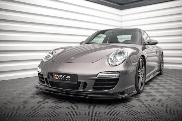 Frontlippe V.1 passend für Porsche 911 Carrera GTS 997 FL schwarz Hochglanz