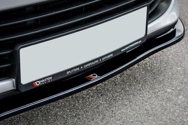 Frontlippe V.1 passend für Renault Clio Mk4 schwarz Hochglanz