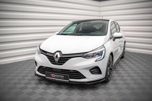 Frontlippe V.1 passend für Renault Clio Mk5 schwarz Hochglanz