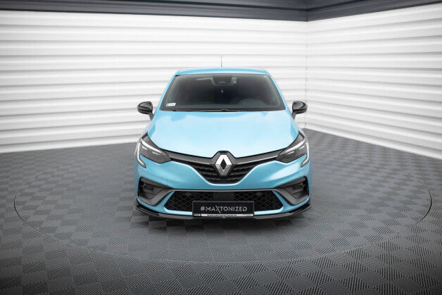 Frontlippe V.1 passend für Renault Clio R.S. Line Mk5 schwarz Hochglanz