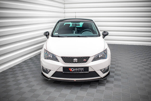 Frontlippe V.1 passend für Seat Ibiza FR SC Mk4 FL schwarz Hochglanz