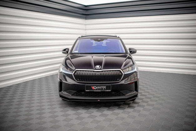 Frontlippe V.1 passend für Skoda Enyaq iV schwarz Hochglanz