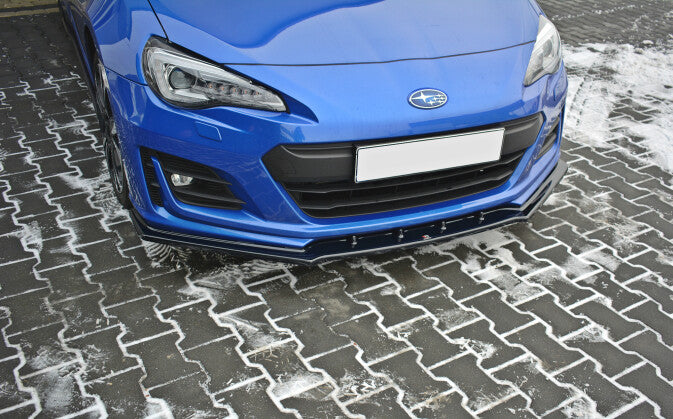 Frontlippe V.1 passend für Subaru BRZ Mk1 FL schwarz Hochglanz