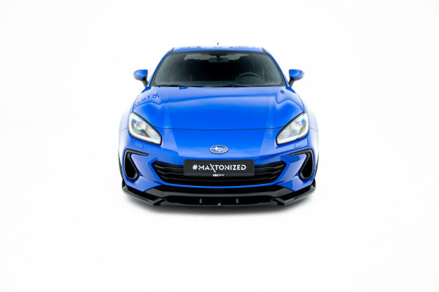 Frontlippe V.1 passend für Subaru BRZ Mk2 schwarz Hochglanz