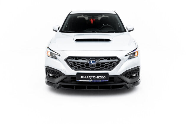Frontlippe V.1 passend für Subaru WRX STI Mk2 schwarz Hochglanz