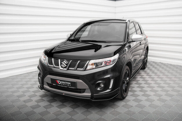 Frontlippe V.1 passend für Suzuki Vitara S Mk2 schwarz Hochglanz