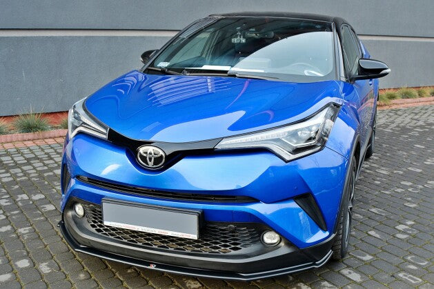 Frontlippe V.1 passend für Toyota C-HR schwarz Hochglanz