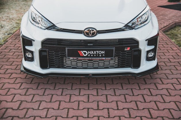 Frontlippe V.1 passend für Toyota GR Yaris Mk4 schwarz Hochglanz