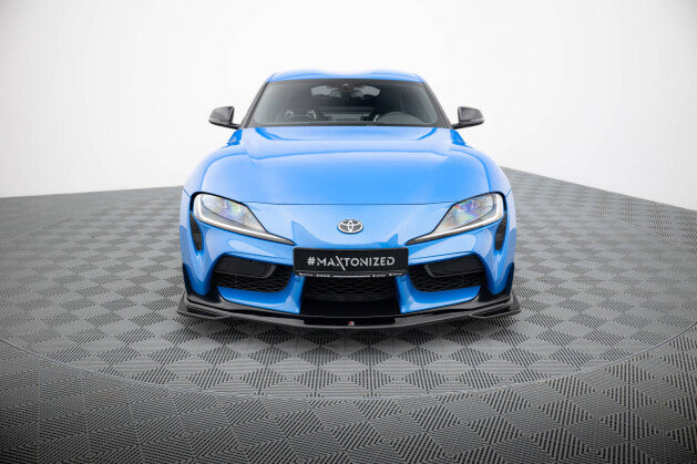 Frontlippe V.1 passend für Toyota Supra Mk5 schwarz Hochglanz