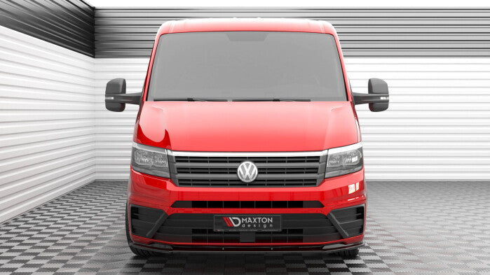 Frontlippe V.1 passend für VW Crafter Mk2 schwarz Hochglanz