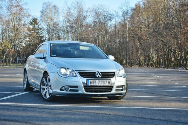 Frontlippe V.1 passend für VW EOS schwarz Hochglanz