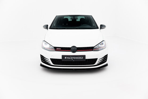 Frontlippe V.1 passend für VW Golf 7 GTI schwarz Hochglanz
