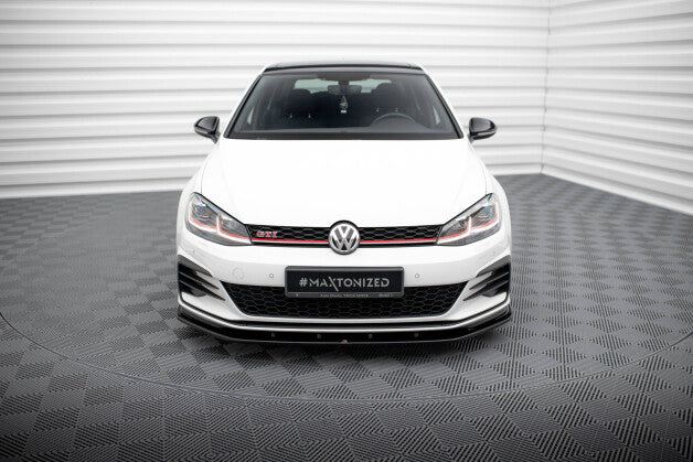 Frontlippe V.1 passend für VW Golf GTI Mk7 schwarz Hochglanz