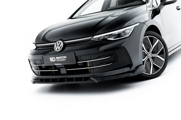 Frontlippe V.1 passend für VW Golf Mk8 FL schwarz Hochglanz