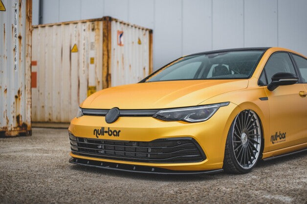 Frontlippe V.1 passend für VW Golf Mk8 schwarz Hochglanz
