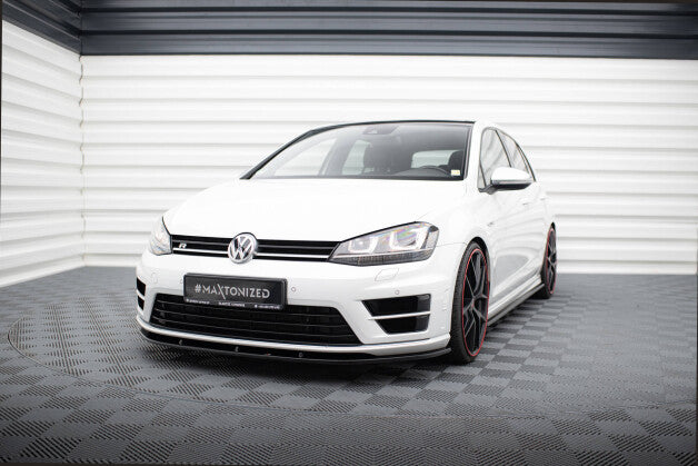 Frontlippe V.1 passend für VW Golf R / R-Line Mk7 schwarz Hochglanz