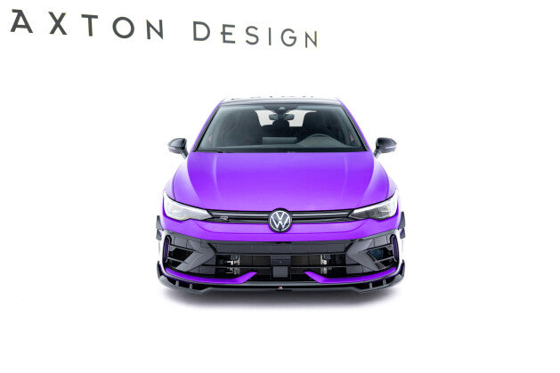 Frontlippe V.1 passend für VW Golf R Variant Mk8 FL schwarz Hochglanz
