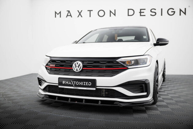 Frontlippe V.1 passend für VW Jetta GLI Mk7 schwarz Hochglanz