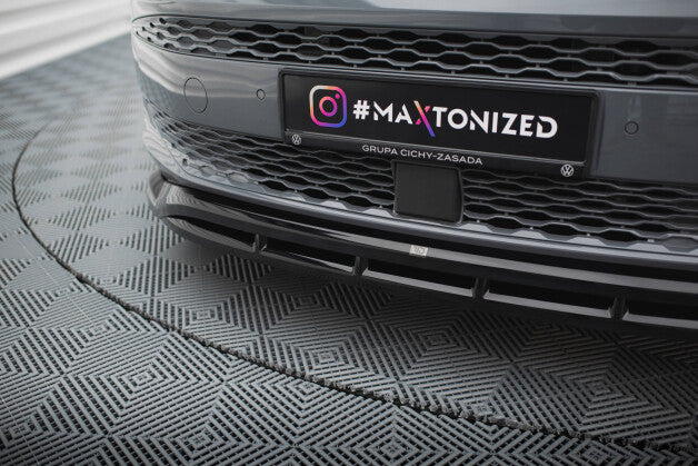 Frontlippe V.1 passend für VW Multivan T7 schwarz Hochglanz