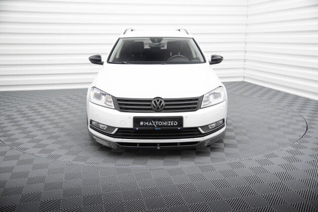 Frontlippe V.1 passend für VW Passat B7 schwarz Hochglanz