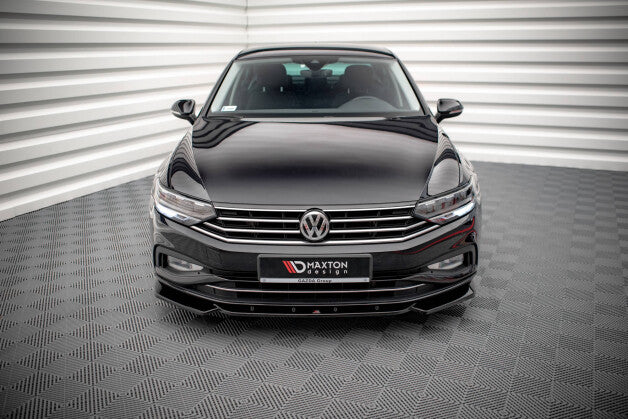 Frontlippe V.1 passend für VW Passat B8 FL schwarz Hochglanz