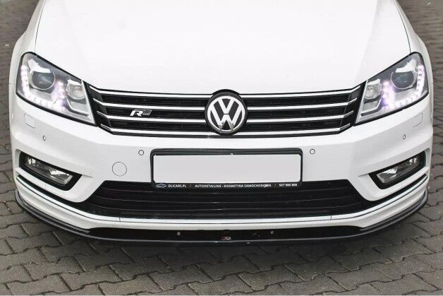 Frontlippe V.1 passend für VW Passat R-Line B7 schwarz Hochglanz