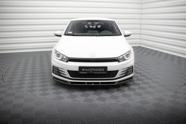 Frontlippe V.1 passend für VW Scirocco Mk3 FL schwarz Hochglanz