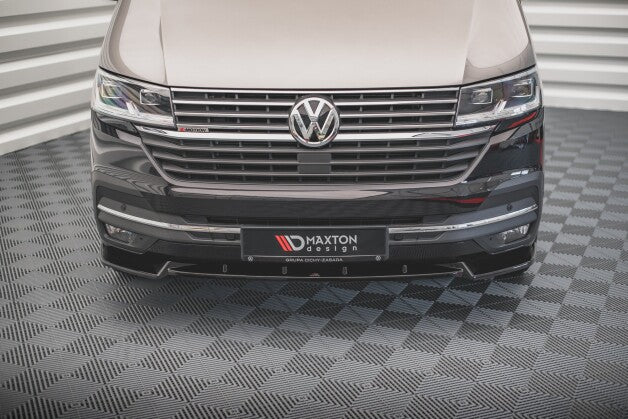 Frontlippe V.1 passend für VW T6.1 schwarz Hochglanz