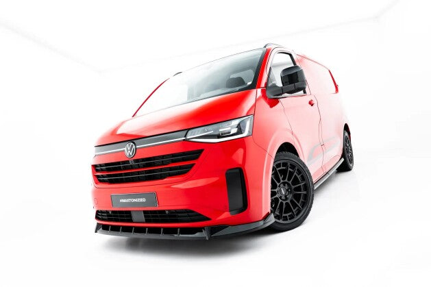 Frontlippe V.1 passend für VW Transporter T7 schwarz Hochglanz