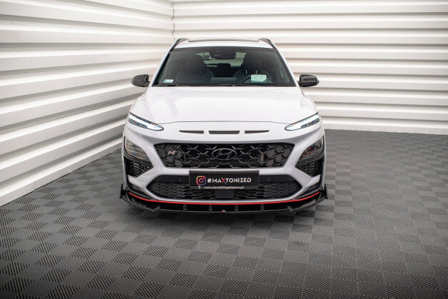 Frontlippe V.2 + Flaps passend für Hyundai Kona N Mk1