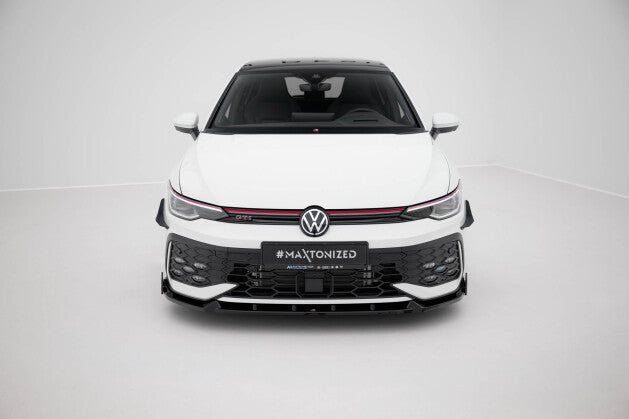 Frontlippe V.2 + Flaps passend für VW Golf GTI / GTE / R-Line Mk8 FL