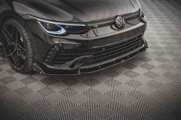 Frontlippe V.2 + Flaps passend für VW Golf R Hatchback / Variant Mk8
