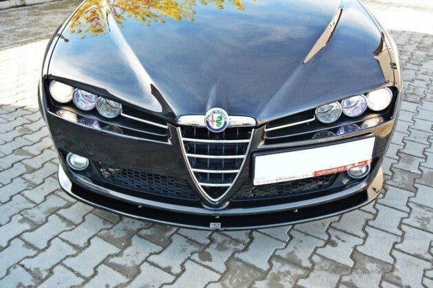 Frontlippe V.2 passend für Alfa Romeo 159 schwarz Hochglanz