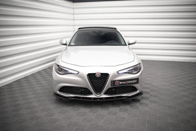 Frontlippe V.2 passend für Alfa Romeo Giulia Sport schwarz Hochglanz