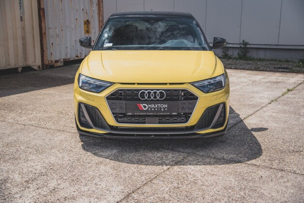 Frontlippe V.2 passend für Audi A1 S-Line GB schwarz Hochglanz