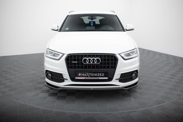 Frontlippe V.2 passend für Audi Q3 S-line 8U schwarz Hochglanz