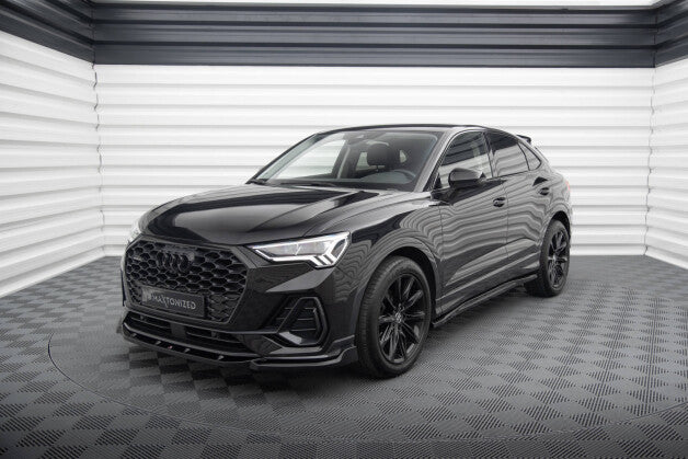 Frontlippe V.2 passend für Audi Q3 Sportback F3 schwarz Hochglanz