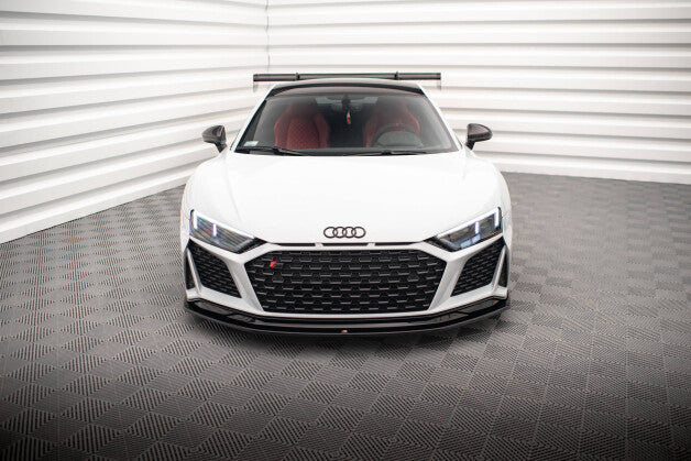 Frontlippe V.2 passend für Audi R8 Mk2 FL schwarz Hochglanz