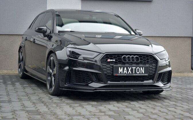 Frontlippe V.2 passend für Audi RS3 Sportback 8V FL schwarz Hochglanz