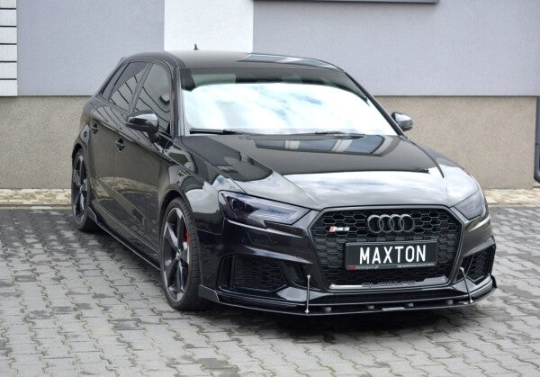 Frontlippe V.2 passend für Audi RS3 Sportback 8V FL schwarz matt
