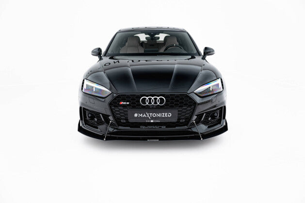 Frontlippe V.2 passend für Audi RS5 Coupe / Sportback F5 schwarz matt