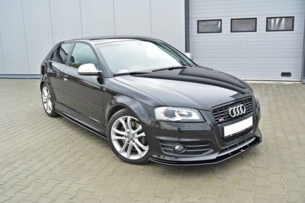 Frontlippe V.2 passend für Audi S3 8P FL schwarz Hochglanz