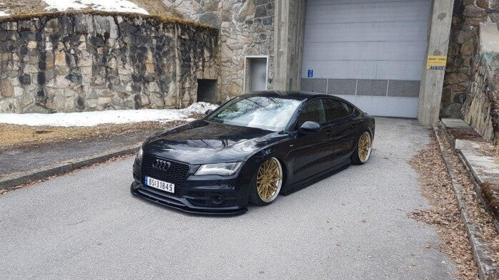 Frontlippe V.2 passend für Audi S7 / A7 S-Line C7 schwarz Hochglanz